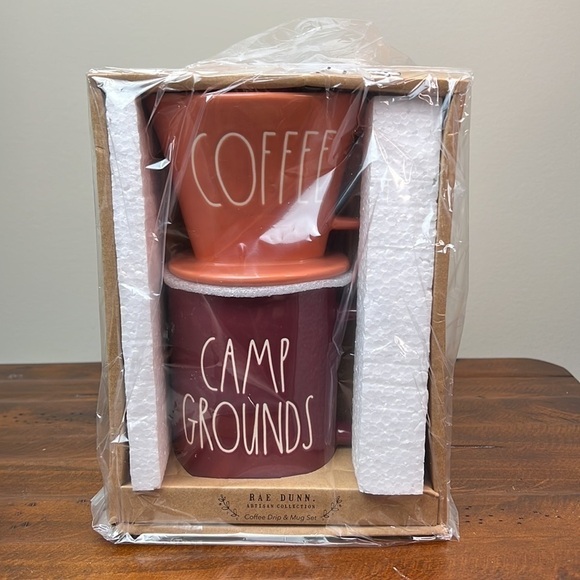Rae Dunn “Coffee” Drip & “Camp Grounds” Pour Over - Picture 3 of 8